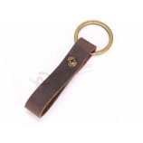 klassieke lederen custom promotionele sleutelhanger