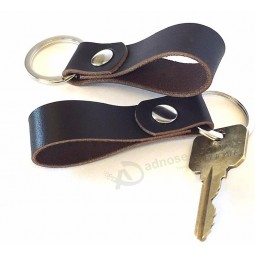 Leather Valet Keychain Key Ring Custom logo