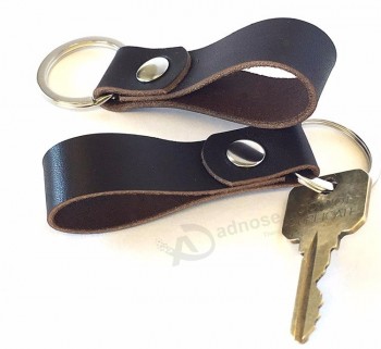 Leather Valet Keychain Key Ring Custom logo
