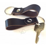 lederen valet sleutelhanger sleutelhanger aangepast logo