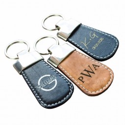 Leder Schlüsselanhänger benutzerdefinierte Form Werbegeschenk Geschenk Leder Schlüsselanhänger