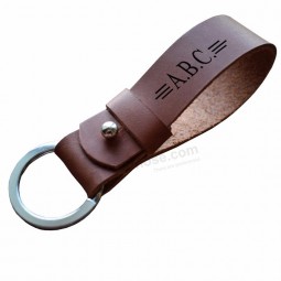 Porte-clés de luxe promotionnel Voiture faite à la main Porte-clés en cuir véritable personnalisé