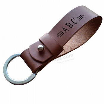 Porte-clés de luxe promotionnel Voiture faite à la main Porte-clés en cuir véritable personnalisé