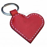 hart Sleutelhanger lederen sleutelhanger met logo