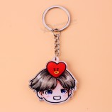 Acryl Anime niedlichen Schlüsselbund lieben Sie sich Porte Clef Schlüsselanhänger