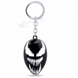Movie Spiderman Venom Keychain Film Bag Keychians Classic Metal Gifts For Kids Fans