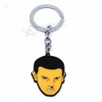 TV stanger things 11 eleven keychain film Bag keychians classic metal gifts For kids fans
