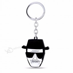 TV Breaking Bad Walter White Keychain Film Bag Keychians Classic Metal Gifts For Kids Fans