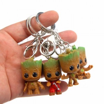 baby tree Man dance Toy infinity War grootted keychain Bag gifts kids party classic film For fans