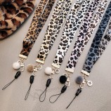 patterned neck strap for phone with lanyard holes