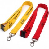 customized logo screen printing lanyard