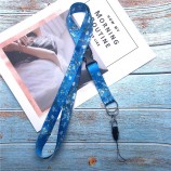 mobile phone straps lanyard for key with safe removable buckle