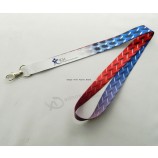 neck lanyard logo print flat lanyards
