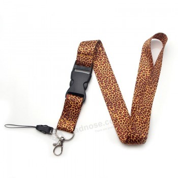 Ransitute leopard print Mobile Phone Straps Neck Lanyards