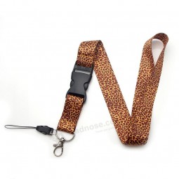 ransitute leopard print mobile phone straps neck lanyards