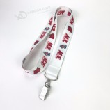screen printed polyester neck lanyard with logo