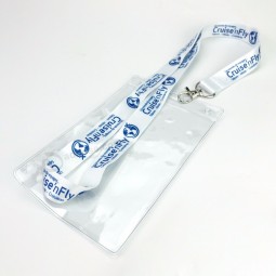 Id card holder sublimation lanyards with badge holder