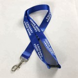 Eco-friendly recycle custom cheap nylon keychain lanyard