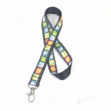 druck logo polyester airbus lanyards für handy