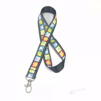 printing logo polyester airbus lanyards for mobile phone