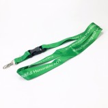 personalized polyester silk-screen lanyard with logo custom