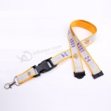 custom nylon led flashing lanyards with printing logo