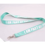 Neuankömmling rosa Lanyard-Streifen für ID-Karte mit abbrechbarer Schnalle