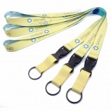 Fabrik benutzerdefinierte Polyester Koozie mit Lanyard