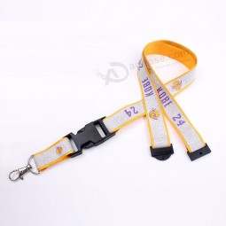 Großhandel benutzerdefinierte Nylon LED blinkende Lanyards mit Druck Logo