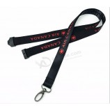 vente en gros gratuit design personnalisé logo branding transfert thermique sublimation impression lanière