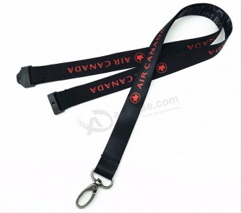 vente en gros gratuit design personnalisé logo branding transfert thermique sublimation impression lanière
