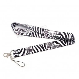 Cartoon Zebra Lanyard für Schlüsselbund