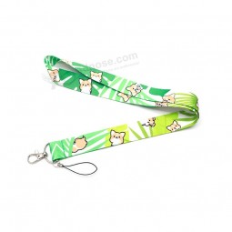 cheap printed lanyards For ID card pass mobile phone badge holder