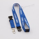 promotional gift custom jacquard fabric lanyard