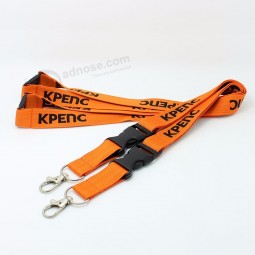Hals benutzerdefinierte Polyester gewebte Lanyards