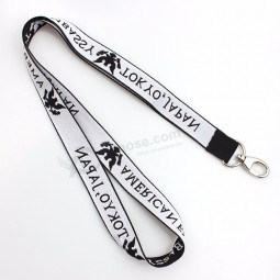 promotional custom woven embroidered lanyard