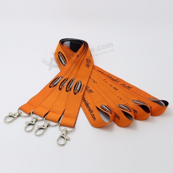 gewebtes Lanyard mit individuellem Logo aus elastischem Polyester-Kordel-Lanyard