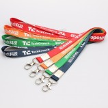 pescoço de cordão de nylon de alta qualidade personalizado tela de seda
