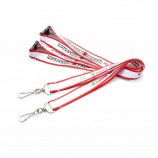 Sublimation benutzerdefinierte Polyester OEM Lanyard kostenlose Probe
