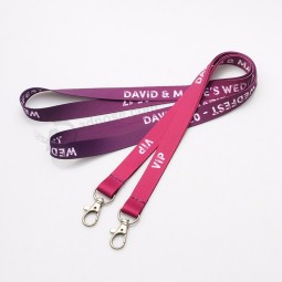 polyester fabric professional IBM lanyard with custom color
