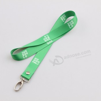 fashion custom printed ribbon lanyard neck strap keychain