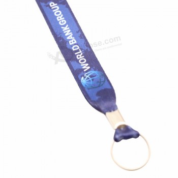 Wholesale Cheap Custom Sublimation Printed Water Bottle Beer Drink Holder badge holder Lanyard With J Hook