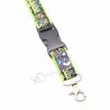poliéster barato personalizado cordão Eco-friendly titular do crachá