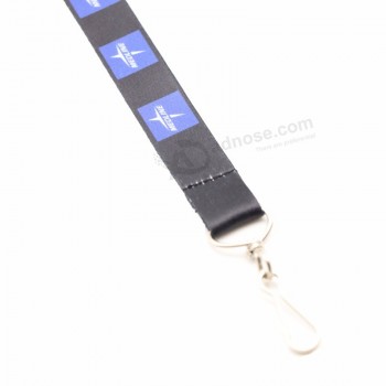 China Manufacture Promotional Custom Polyester Fabric Keychain badge holder Lanyard Type Retractable Tool Lanyard