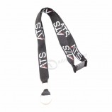 business woven badge holder lanyard with Id card holder