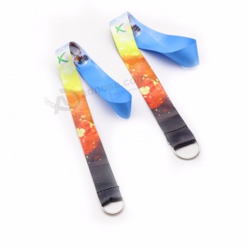 benutzerdefinierte medaille abzeichen halter lanyard strap druck neck bänder für sport ereignis