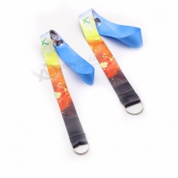 custom medal badge holder lanyard strap printing neck ribbons For sport event