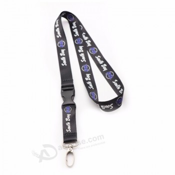 2019 factory price personalized custom printing logo polyester neck badge holder lanyards