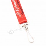 cordão de logotipo personalizado de alta qualidade com suporte de identificação para atacado