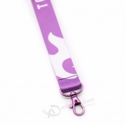 polyester custom badge holder lanyard/ badge Id card neck strap